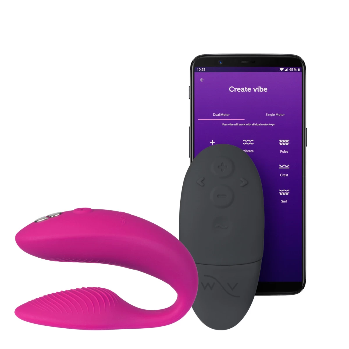 We-Vibe Sync 2 Koppel Vibrator Met App 3 We-Vibe Sync 2 Koppel Vibrator Met App - Afbeelding 3