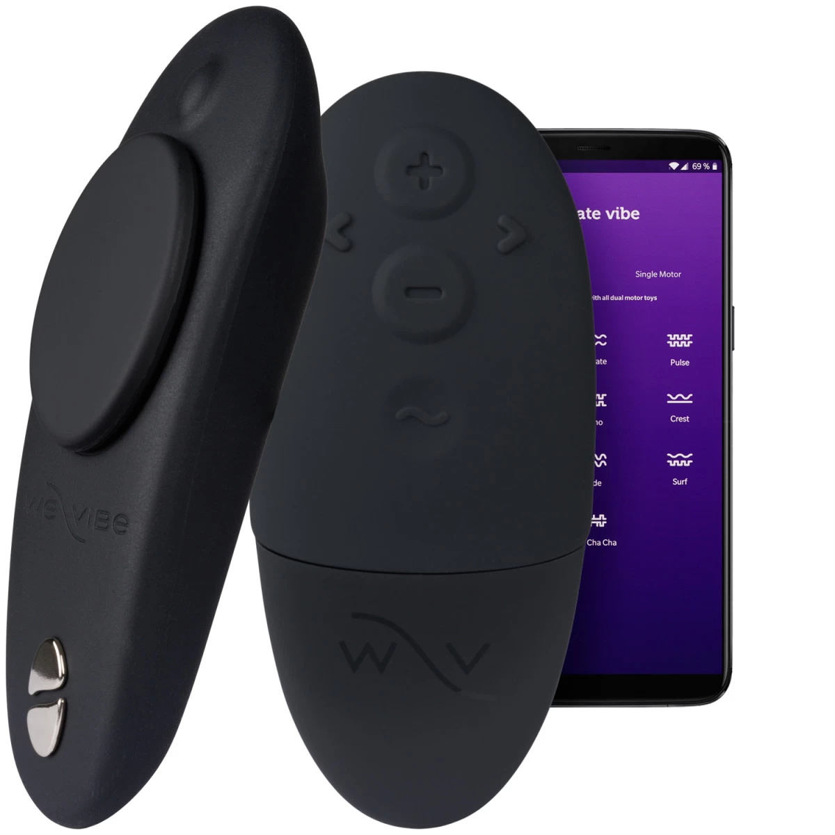 We-Vibe Moxie+ Slipjes Vibrator Met Afstandsbediening 1 We-Vibe Moxie+ Slipjes Vibrator Met Afstandsbediening